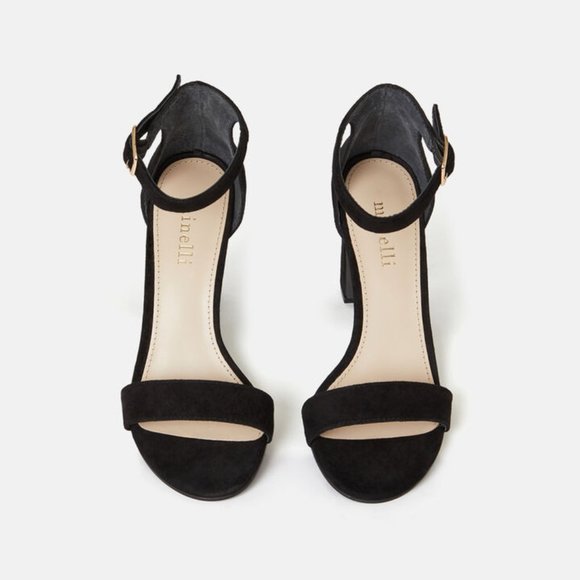 MINELLI BLACK SUEDE SANDAL - BEINTA - Picture 2 of 7